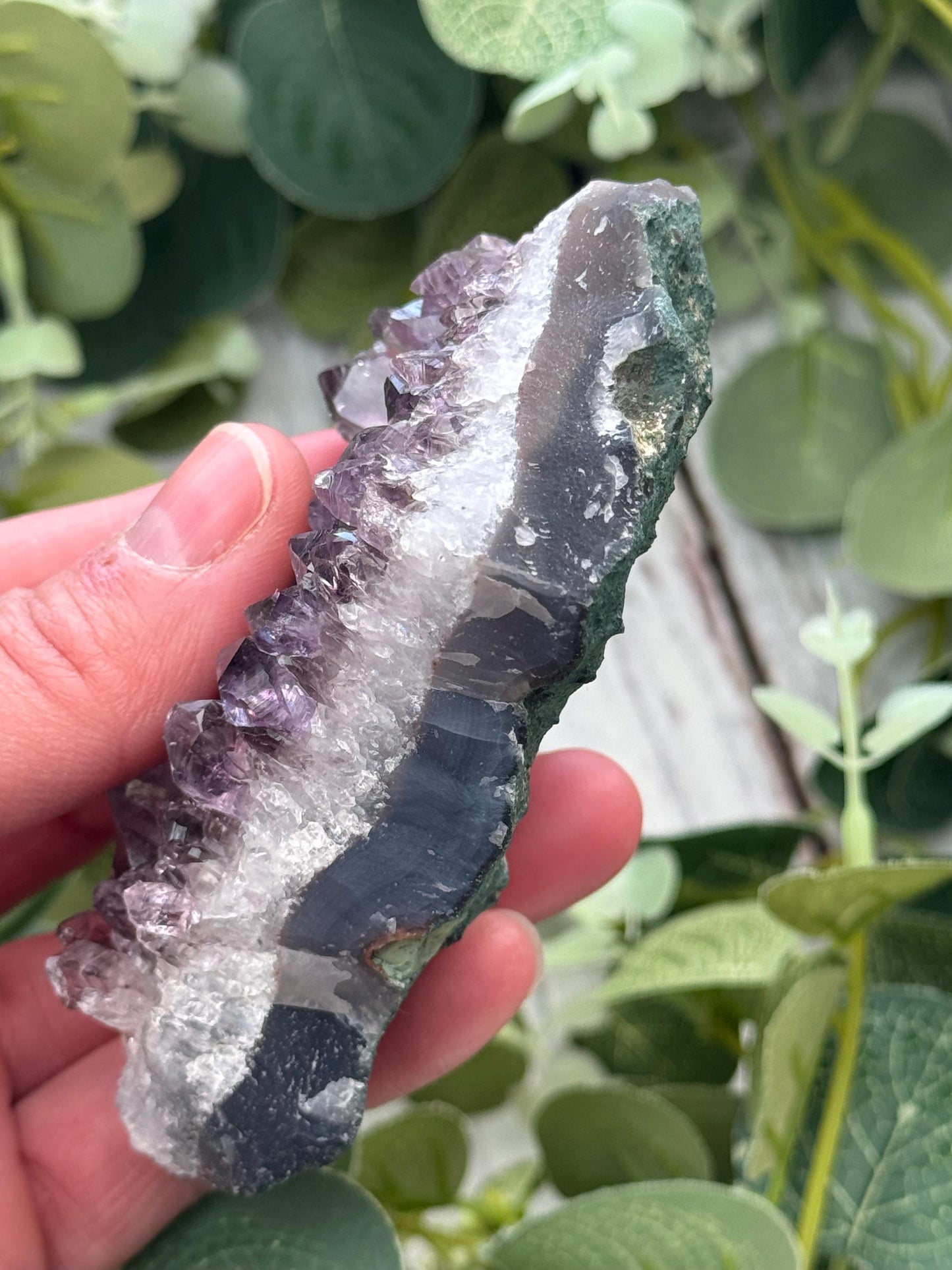 Amethyst Crystal Cluster from Brazil | Raw Amethyst Display Piece