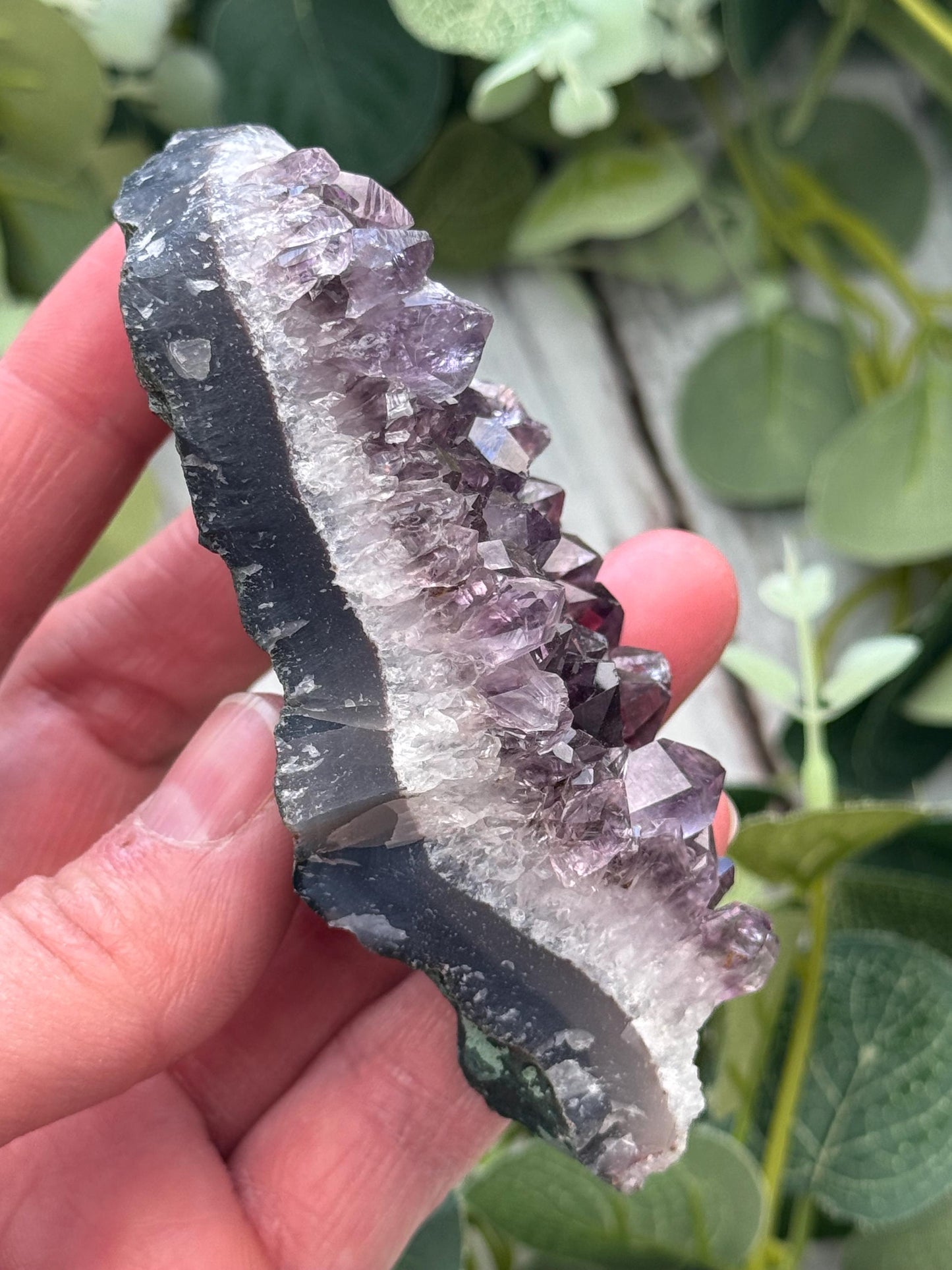 Amethyst Crystal Cluster from Brazil | Raw Amethyst Display Piece