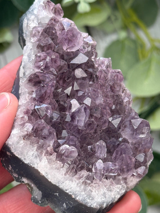 Amethyst Crystal Cluster from Brazil | Raw Amethyst Display Piece
